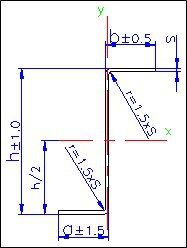 Profil Z 1,0mm S280GD Zn350, 1